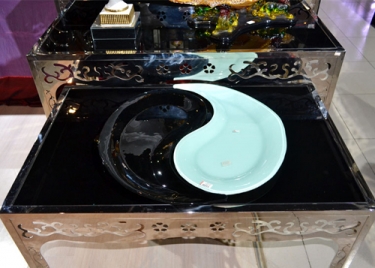 乌兰察布太极盘自助餐炉