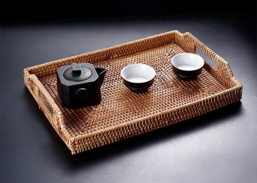 乌兰察布越南藤编茶盘