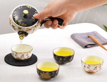 乌兰察布唐山红玫瑰功夫茶具